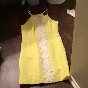 Lilly Pulitzer yellow dress size 4